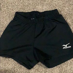 mizuno black spandex shorts